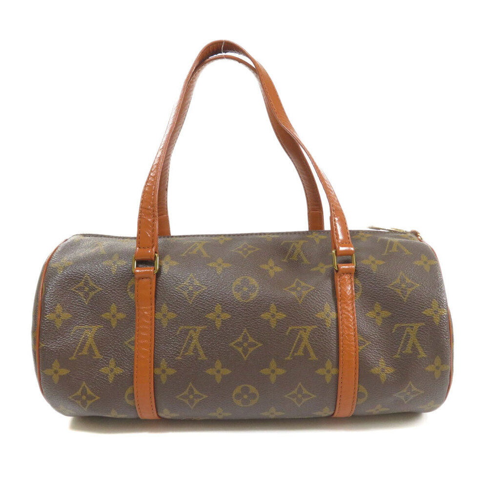 Louis Vuitton Canvas Monogram Papillon Handbag Brown